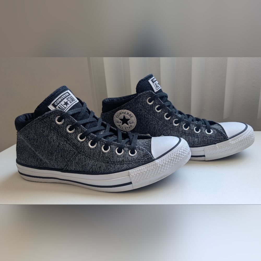 Converse High-Top Sneakers - Black and White
